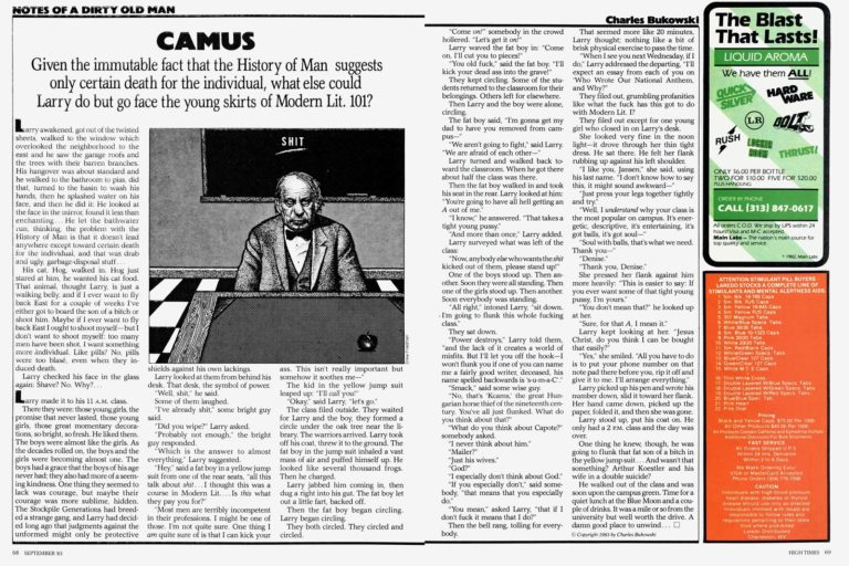 From the Archives: Camus (1983)