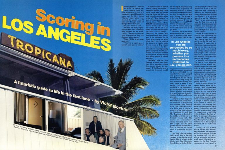 From the Archives: Scoring in Los Angeles (1979)