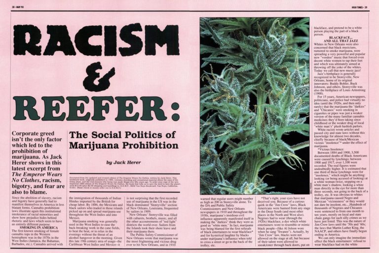 From the Archives: Racism & Reefer (1990)