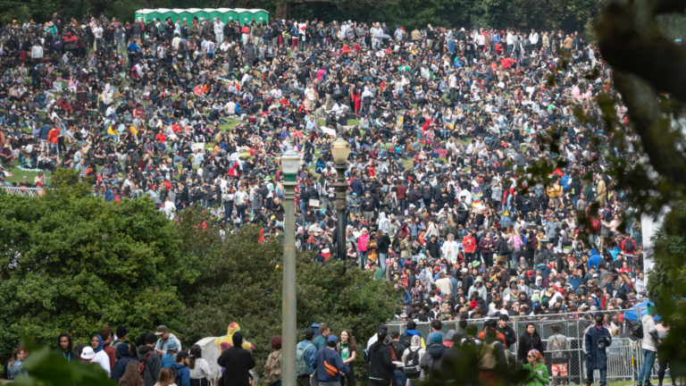 Stoners Still Gathered at Hippie Hill for 4/20 Celebration Despite Event Cancellation